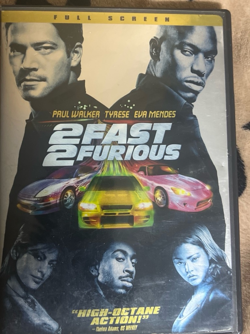 Universal 2 Fast 2 Furious DVD - Yellow/Green Cover